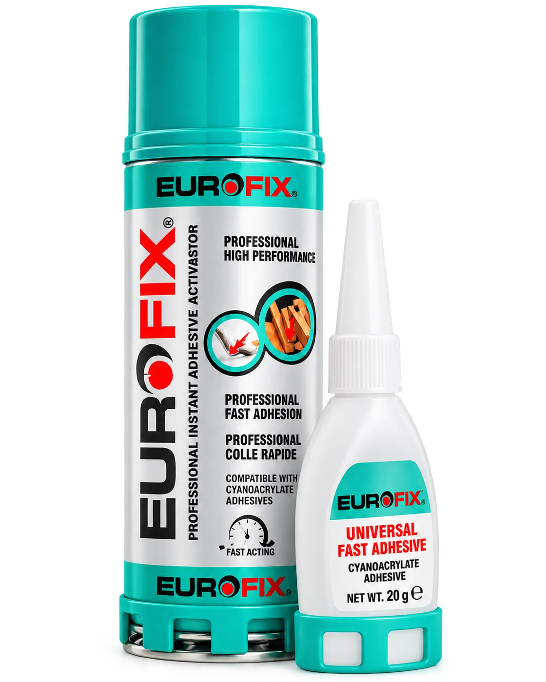 چسب فوری ام دی اف ۱۲۳ EUROFIX E - 101 | MDF KIT FAST ADHESIVE