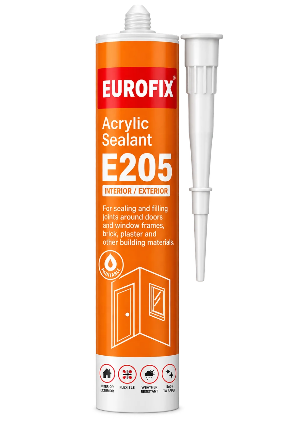 درزگیر اکریلیک EUROFIX E - 205 | ACRYLIC SEALANT