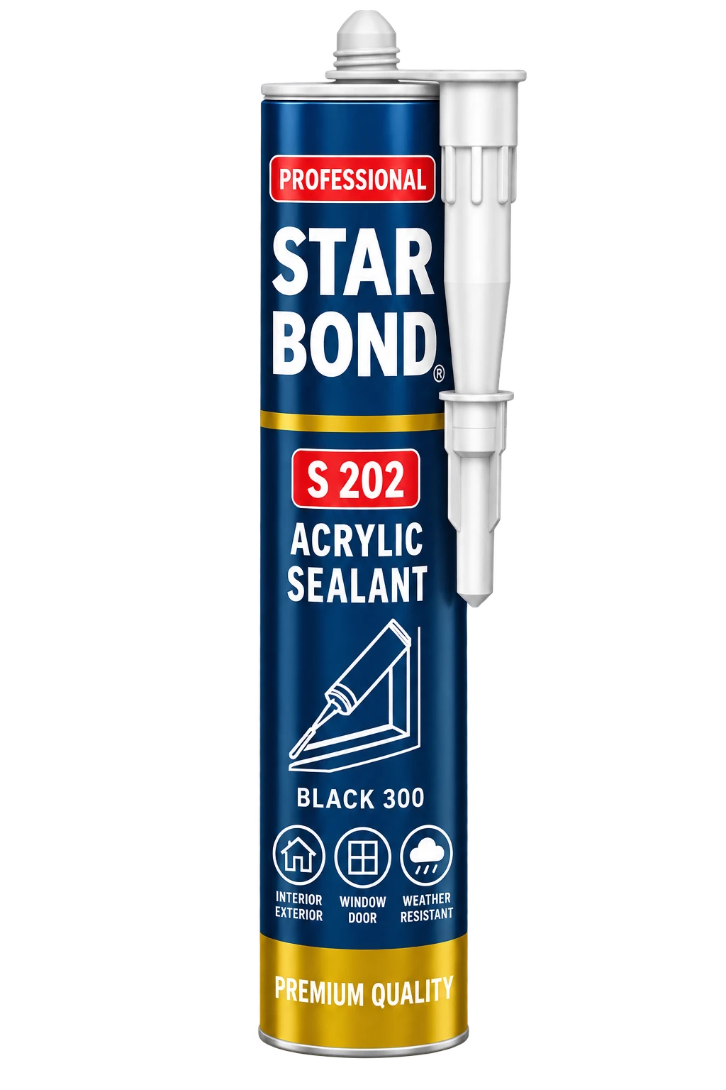 درزگیر سیلیکونیزه STAR BOND S - 202 | ACRYLIC SEALANT